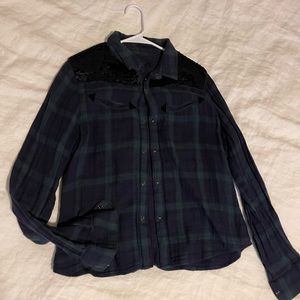 Joes Jeans Flannel with Sequins